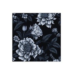 Pattern Flower Design Nature Satin Bandana Scarf 22  X 22 