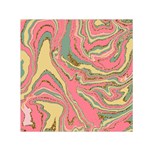 Pattern Glitter Pastel Layer Square Satin Scarf (30  x 30 ) Front