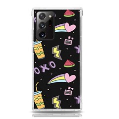 Cute-girl-things-seamless-background Samsung Galaxy Note 20 Ultra Tpu Uv Case