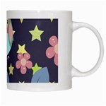 Owl-stars-pattern-background White Mug Right