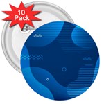 Abstract-classic-blue-background 3  Buttons (10 pack)  Front