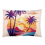 Nature Tropical Palm Trees Sunset Pillow Case 26.62 x18.9  Pillow Case