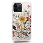 Woman Flower Pattern iPhone 14 Pro Max TPU UV Print Case Front