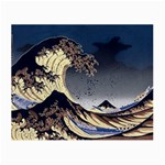 The Great Wave Off Kanagawa Japan Japanese Waves Small Glasses Cloth Front