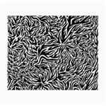 Flame Fire Pattern Digital Art Small Glasses Cloth Front
