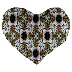 Background-baitik Large 19  Premium Flano Heart Shape Cushions