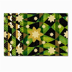 Background-batik 02 Postcards 5  X 7  (pkg Of 10)