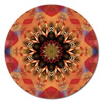 Abstract-kaleidoscope-design Magnet 5  (Round) Front
