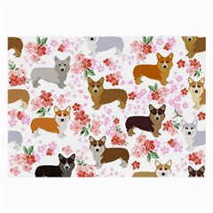 Corgis Corgi Pattern Large Glasses Cloth (2 Sides)