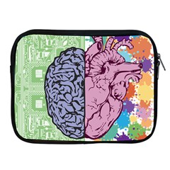 Brain-heart-balance-emotion Apple Ipad 2/3/4 Zipper Cases by Cowasu