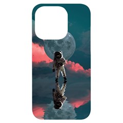 Astronaut-moon-space-nasa-planet Iphone 14 Pro Black Uv Print Case