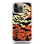 Bat pattern iPhone 13 Pro TPU UV Print Case Front