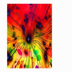 Color-background-structure-lines Small Garden Flag (two Sides)