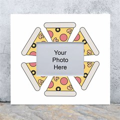 Pizza-slice-food-italian White Wall Photo Frame 5  X 7 