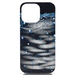 Blue Oxygen-bubbles-in-the-water iPhone 14 Pro Max Black UV Print Case Front