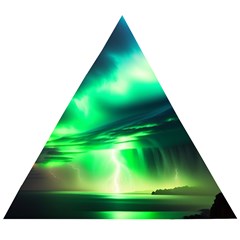 Lake Storm Neon Wooden Puzzle Triangle by Bangk1t