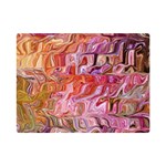 Abstract Crosscurrents Smudged Vibrance Premium Plush Fleece Blanket (Mini) 35 x27  Blanket Front