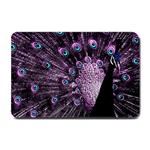 Purple Peacock Small Doormat 24 x16  Door Mat