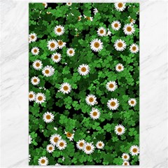 Daisies Clovers Lawn Digital Drawing Background Canvas 20  X 30 
