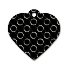 Digital-scrapbooking Dog Tag Heart (two Sides)