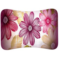Print-roses Velour Seat Head Rest Cushion