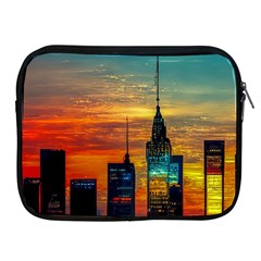 New York City Skyline Usa Apple Ipad 2/3/4 Zipper Cases by Ndabl3x