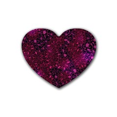 Retro-02 Rubber Coaster (heart)