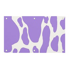 Cow Print, Aesthetic,violelilac, Animal, Purple, Simple Banner And Sign 5  X 3 