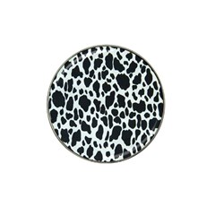 Black And White Cow Print 10 Cow Print, Hd Wallpaper Hat Clip Ball Marker (10 Pack)