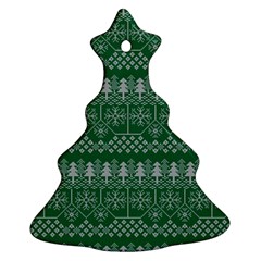 Christmas Knit Digital Ornament (christmas Tree)  by Mariart
