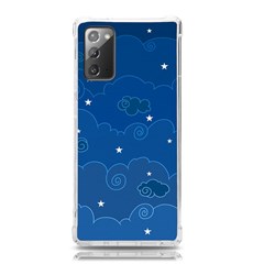 Sky Night Moon Clouds Crescent Samsung Galaxy Note 20 Tpu Uv Case