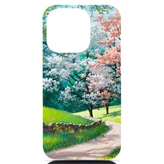 Anime Scenery Landscape Iphone 14 Pro Black Uv Print Case