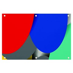 Abstract Circles, Art, Colorful, Colors, Desenho, Modern Banner And Sign 6  X 4 