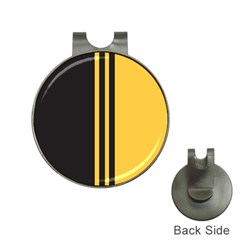 Abstract Design, Minimal, Abstract, Black, Desenho, Flat Hat Clips With Golf Markers