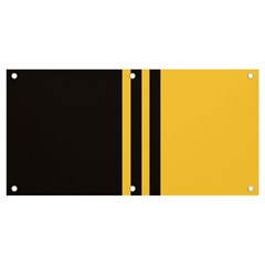 Abstract Design, Minimal, Abstract, Black, Desenho, Flat Banner And Sign 4  X 2 