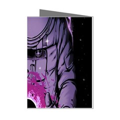 Fingerprint Astro, Amoled, Astronaut, Black, Dark, Oled Mini Greeting Cards (pkg Of 8)