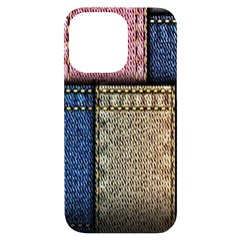 Jeans, Background, Color, Desenho, Shapes, Texture Iphone 14 Pro Max Black Uv Print Case