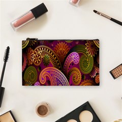 Paisley Pattern, Abstract Colorful, Texture Background, Hd Cosmetic Bag (small)