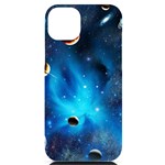 3d Universe Space Star Planet iPhone 14 Plus Black UV Print Case Front