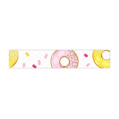Vector Donut Seamless Pattern Premium Plush Fleece Scarf (mini)