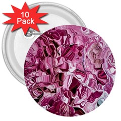 Rosa Antico Smudged 3  Buttons (10 Pack) 