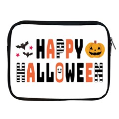 Happy Halloween Slot Text Orange Apple Ipad 2/3/4 Zipper Cases by Sarkoni