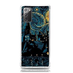Hogwarts Starry Night Van Gogh Samsung Galaxy Note 20 Tpu Uv Case