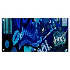 Really Cool Blue, Unique Blue Banner And Sign 4  X 2 