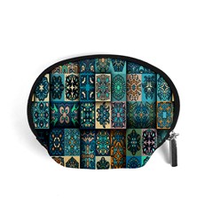 Texture, Pattern, Abstract, Colorful, Digital Art Accessory Pouch (small)