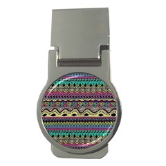 Aztec Design Money Clips (round) 