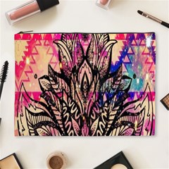 Aztec Flower Galaxy Cosmetic Bag (xl)