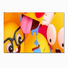 Emojis, Emoji, Hd Phone Wallpaper Postcards 5  X 7  (pkg Of 10) by nateshop