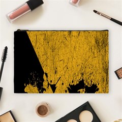 Yellow Best, Black, Black And White, Emoji High Cosmetic Bag (large)