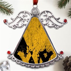 Yellow Best, Black, Black And White, Emoji High Metal Angel With Crystal Ornament